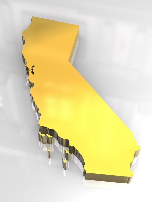 3d made - Golden map og California
